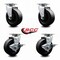 Service Caster Tool Box Caster Wheel Set 5'' Polyolefin Swivel Casters, 4PK TOOL-SCC-20S520-POR-2-TLB-2 - alternate 3